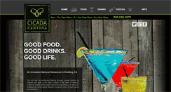 Desktop Screenshot of cicadacantina.com
